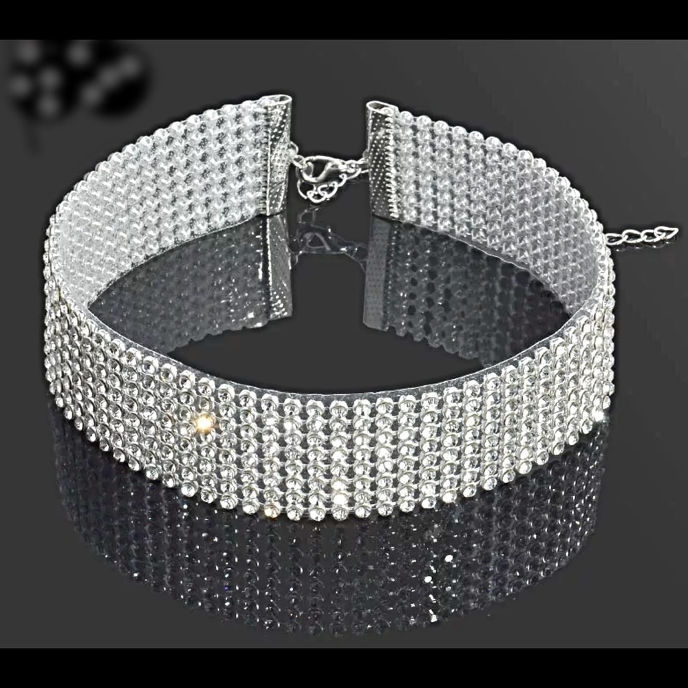 Rhinestone Choker